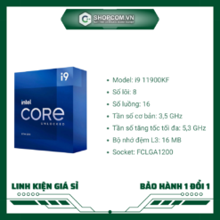 Cpu Intel Core I5 10400f Socketfclga1200 Số Lõi 6 Số Luồng12 Tần Số Cơ Bản2,90 Ghz4,30 Ghz Bộ Nhớ đệm12 Mb Bus Ram Hỗ Trợddr4 2666 Mức Tiêu Thụ điện65 W (1)